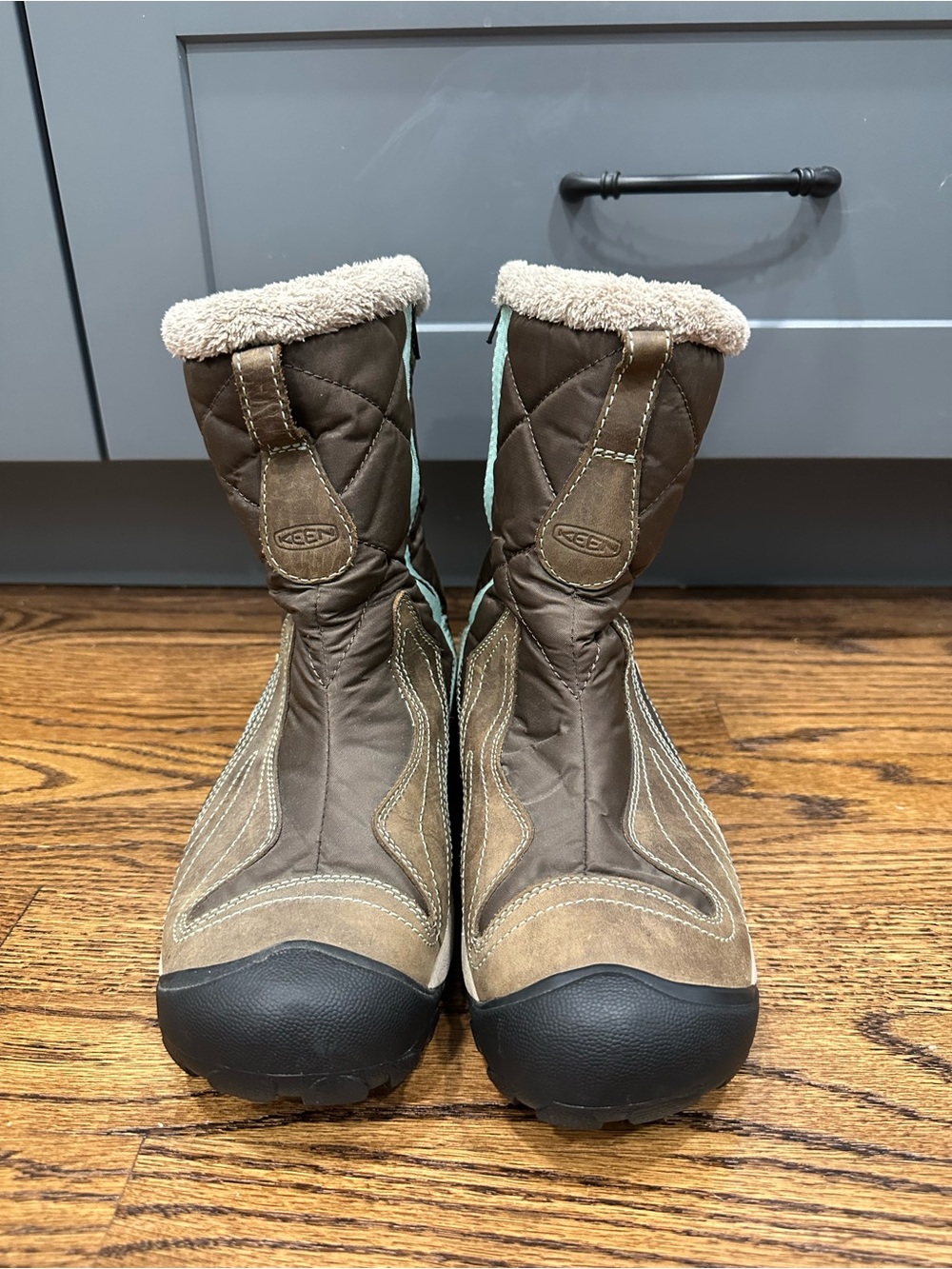 KEEN Betty Boot Waterproof Winter Boots Womens Size 9 Brown Insulated -25F